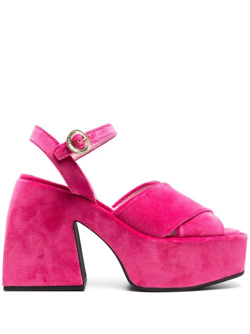 Bulla Joni velvet sandals - Pink