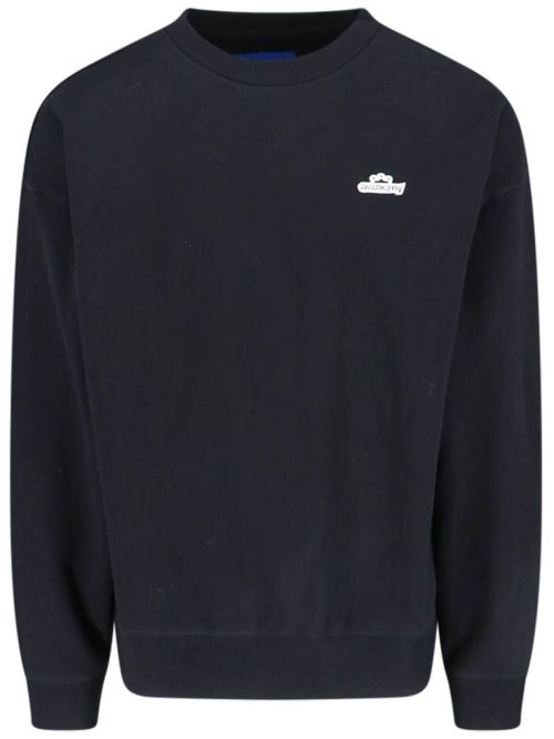 Logo-patch sweatshirt - Black