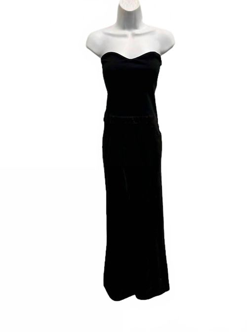 Women's Expander Strapless Jumpsuit In Black