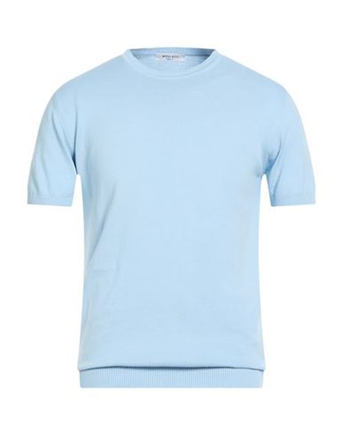 Man Sweater Sky blue Size S Cotton