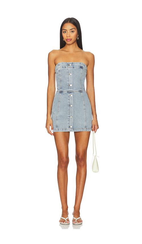 Amanda Uprichard Scorpio Skort Romper in Blue. - S also in