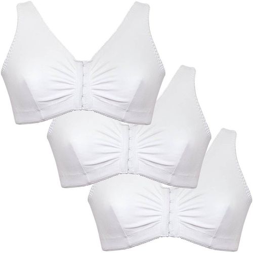 Pack of 3 Bra Cotton Front Fastening Magic Bra