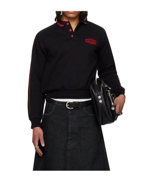 Pit Stop Long-Sleeve Polo Shirt