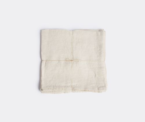 Napkins, Set Of Four, Cream