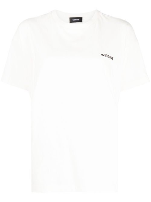 Logo-print cotton T-shirt - Neutrals