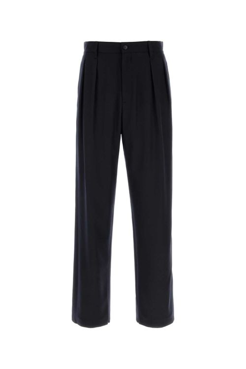 Virgin Wool Trouser — Black