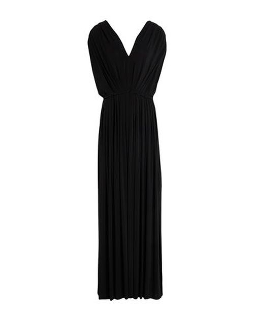 Woman Maxi dress Black Size 2 Viscose, Elastane