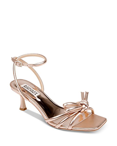 Women's Loyalty Ankle Strap Knotted Mid Heel Sandals