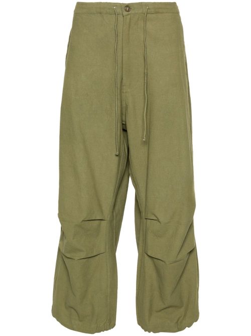Paco loose-cut trousers - Green