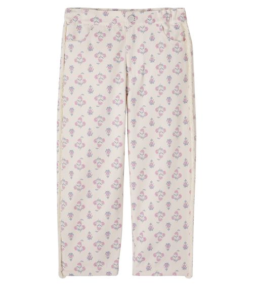 Clavel distressed floral jeans