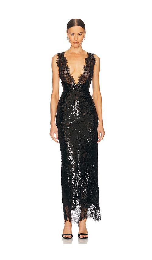 NBD x Emma Rose The Lorelai Maxi Dress in Black.  XS. Also in