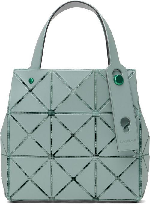 BAO BAO ISSEY MIYAKE Green Carat Small Tote