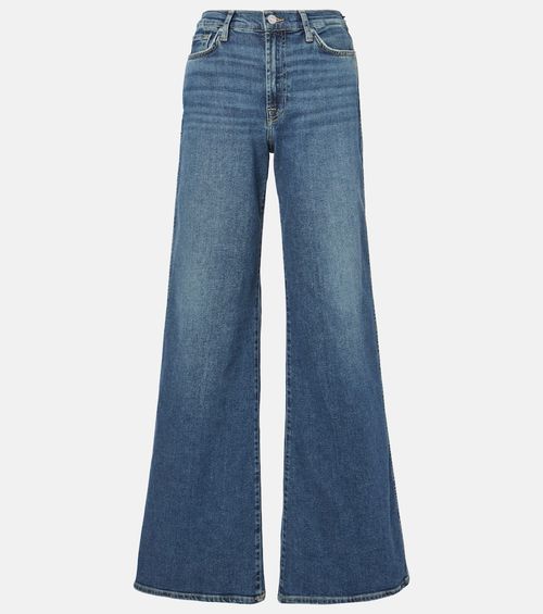Luxe Vintage high-rise wide-leg jeans