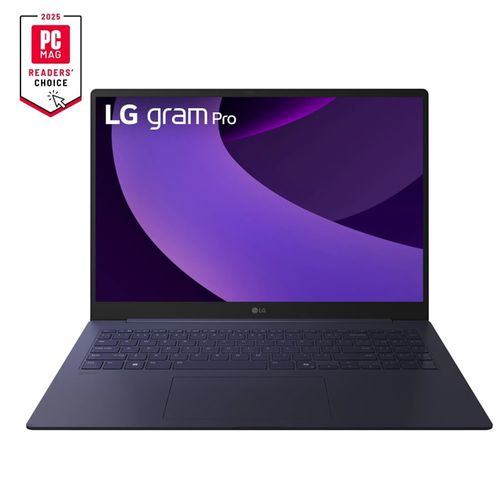 LG gram Pro 16", Thin and Lightweight Laptop, Windows 11 Home, Intel® Evo Edition - Intel® Core™ Ultra 7, RAM, SSD, Metal Blue