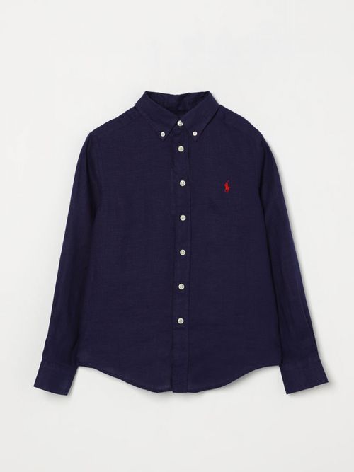 Shirt POLO RALPH LAUREN Kids color Navy