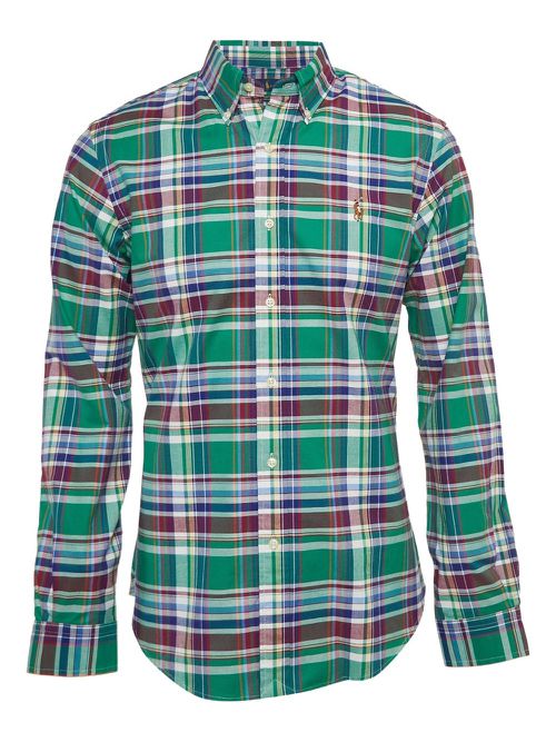 Pre-owned plaid-pattern shirt - Green