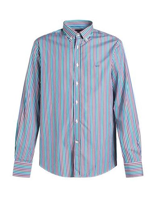 Man Shirt Green Size L Cotton
