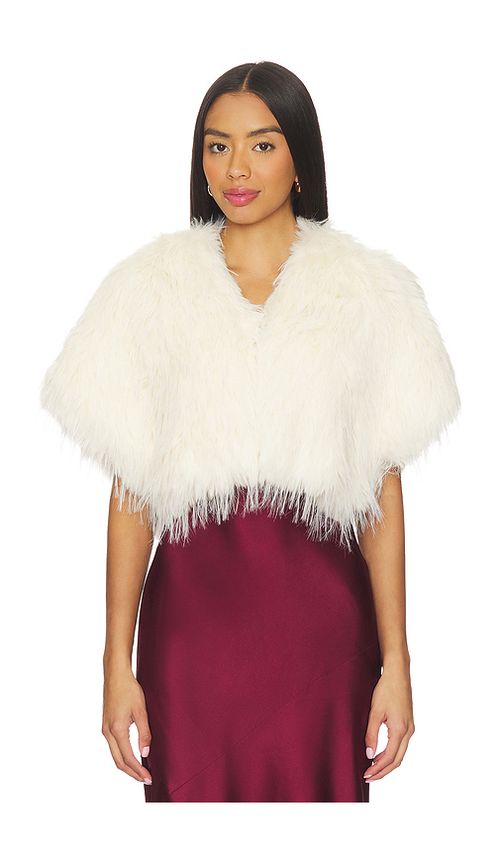 Apparis Devin Shrug in Ivory. a
