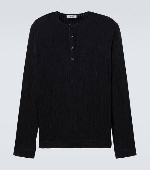 Striped Henley shirt