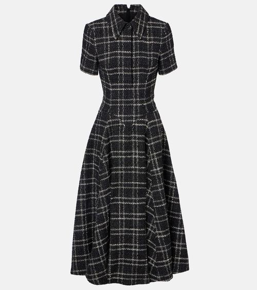 Jody checked midi dress