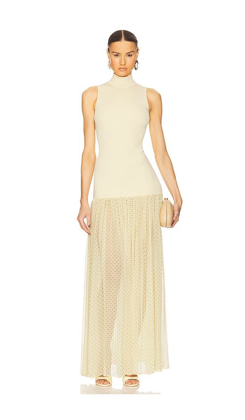 Helsa Costanza Gown in Butter Yellow - Yellow. XL also in