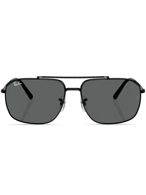 Aviator-frame sunglasses - Black