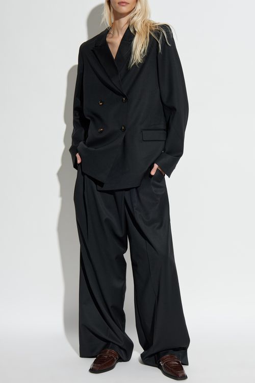 Double-breasted Blazer, Women's, Black