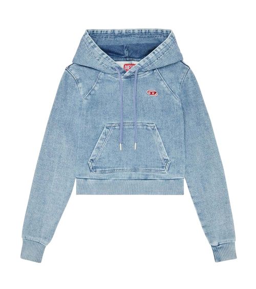 Sky Blue Logo Hood Sweatshirt