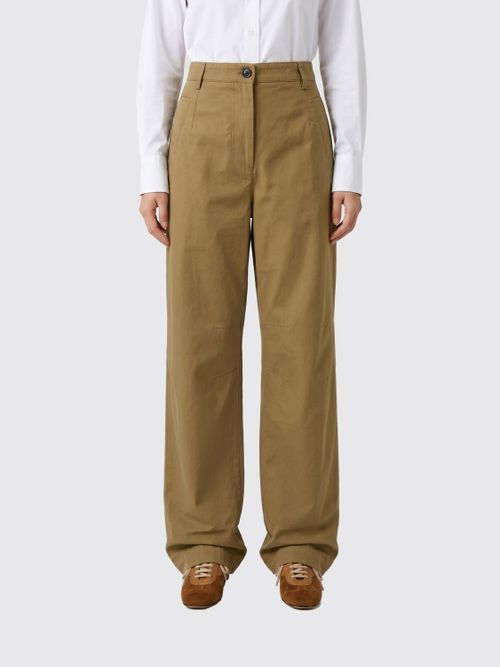 Pants Woman color Beige