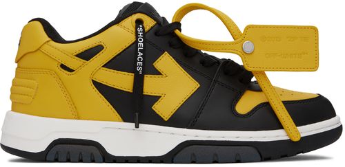 Black & Yellow Out Of Office Sneakers