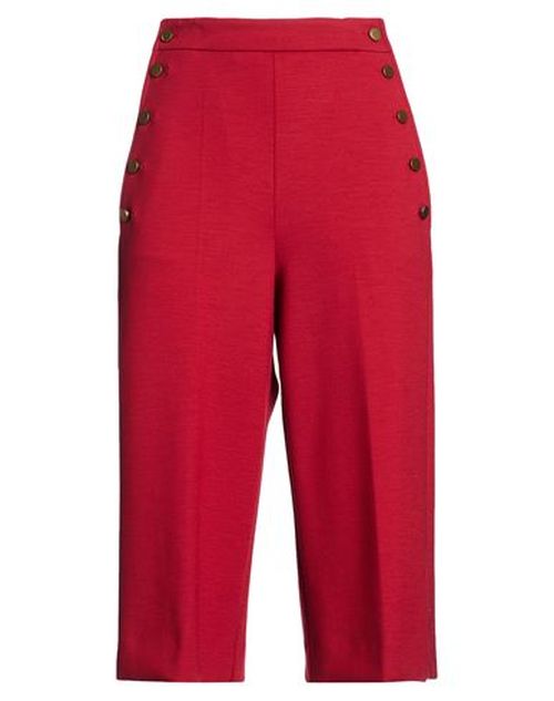 Woman Pants Brick Size 4 Wool, Lyocell, Polyamide, Elastane, Polyester