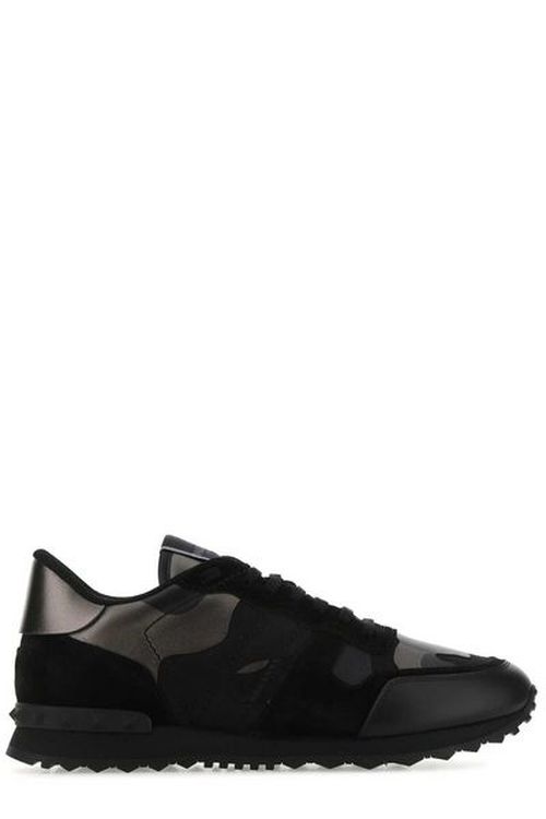 Valentino Garavani Rockrunner Camouflage Lace-Up Sneakers