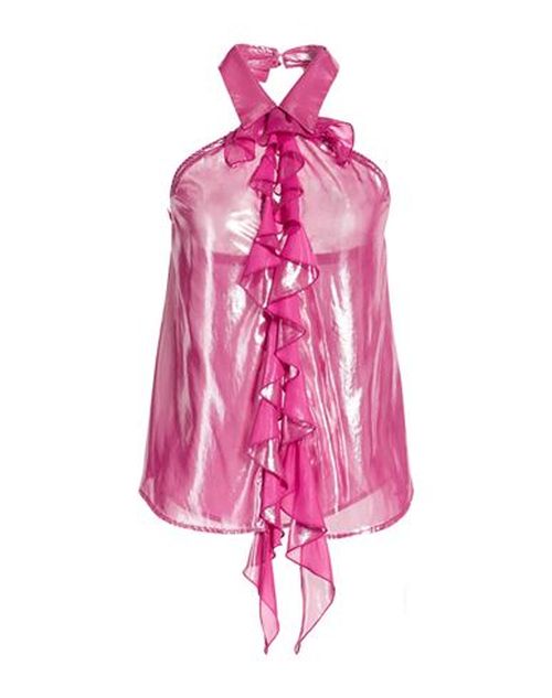 Woman Top Fuchsia Size 8 Polyester