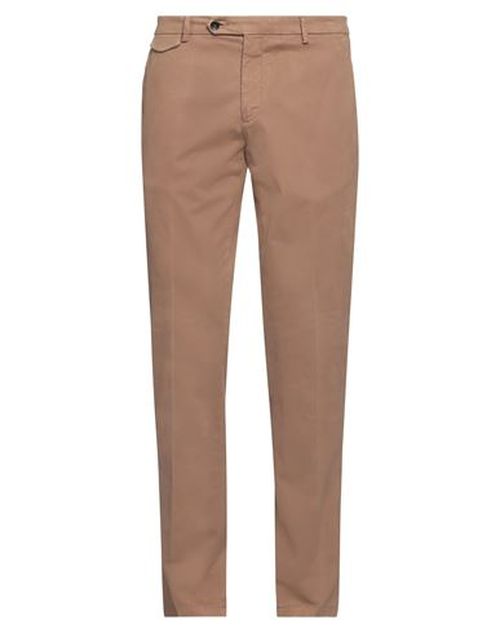 Man Pants Light brown Size 36 Cotton, Elastane