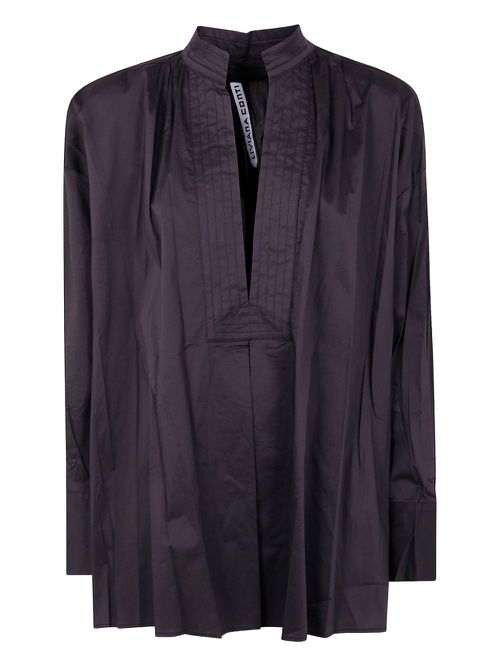 Liviana Conti V-neck blouse - Brown