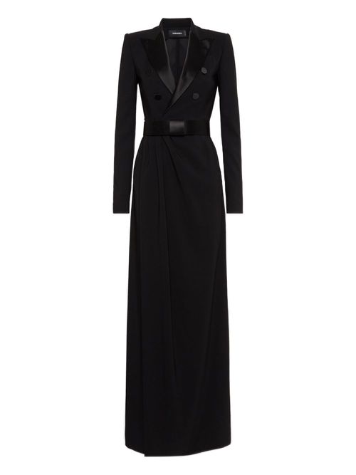 Tailored maxi dress - Black