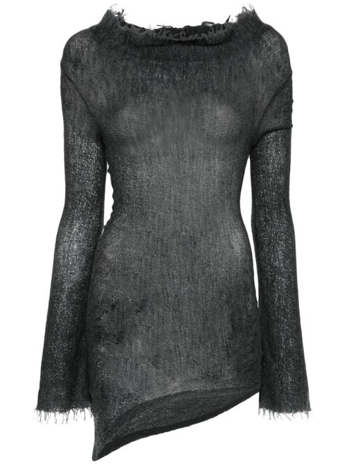 Fine-knit sweater - Grey