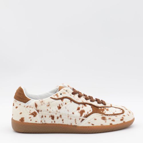 White And Brown Leather Tb 490 Rife Sneakers
