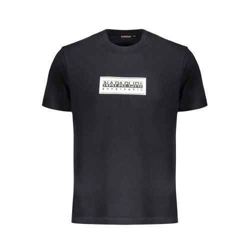 Napapijri Black Cotton Men's T-Shirt main image 1