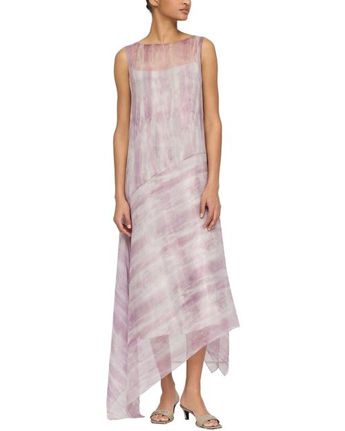 Asymmetric Drop Waist Dress