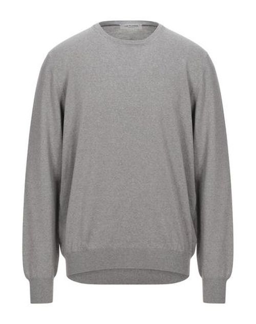 Man Sweater Taupe Size 44 Virgin Wool