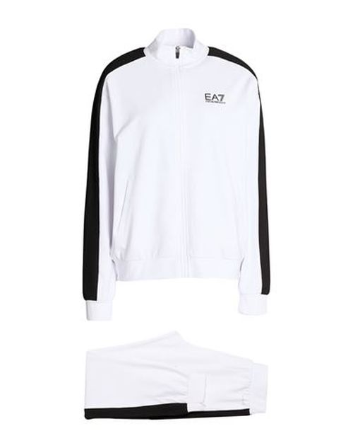 Woman Tracksuit White Size L Polyester, Elastane
