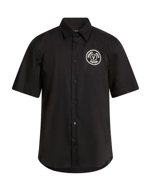 Man Shirt Black Size 34 Cotton