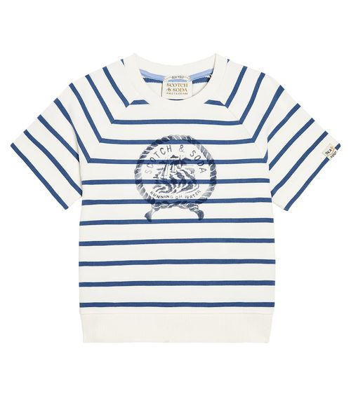 Scotch & Soda Kids Printed cotton jersey T-shirt