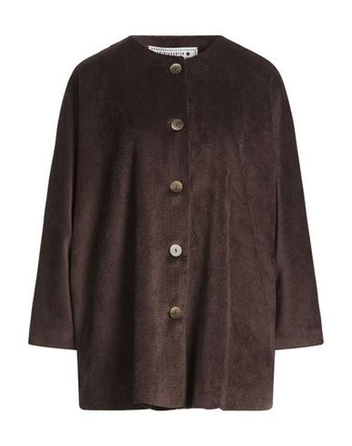 Woman Jacket Dark brown Size S/M Polyester, Nylon, Elastane