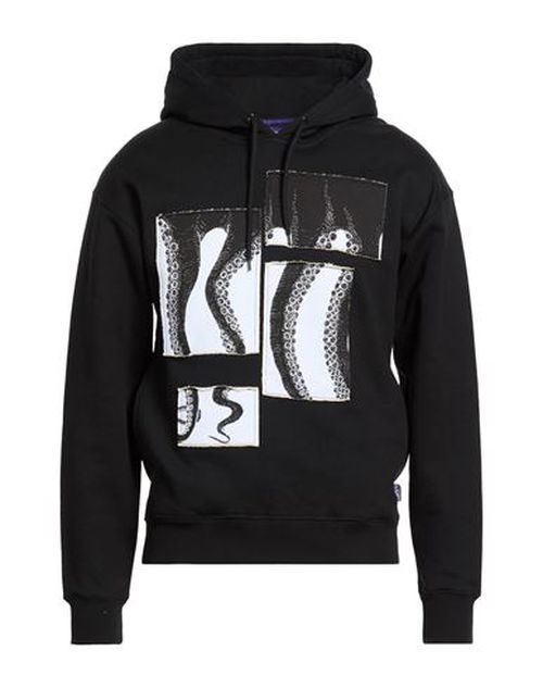 Man Sweatshirt Black Size XS Cotton
