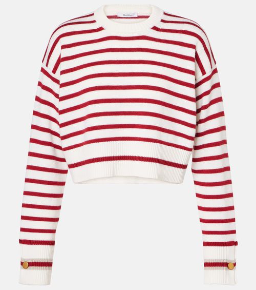 Dorotea striped virgin wool sweater