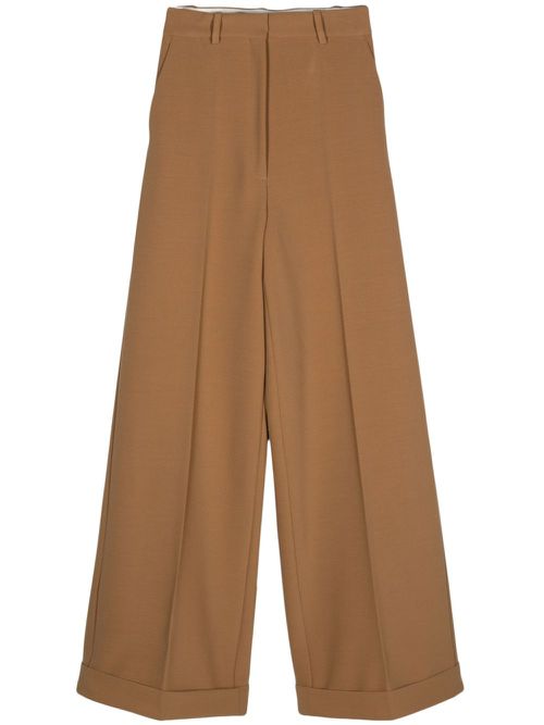 Wide-leg trousers - Brown