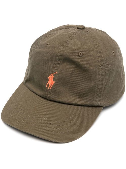 Logo-embroidered baseball cap - Green