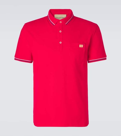 Cotton piqué polo shirt